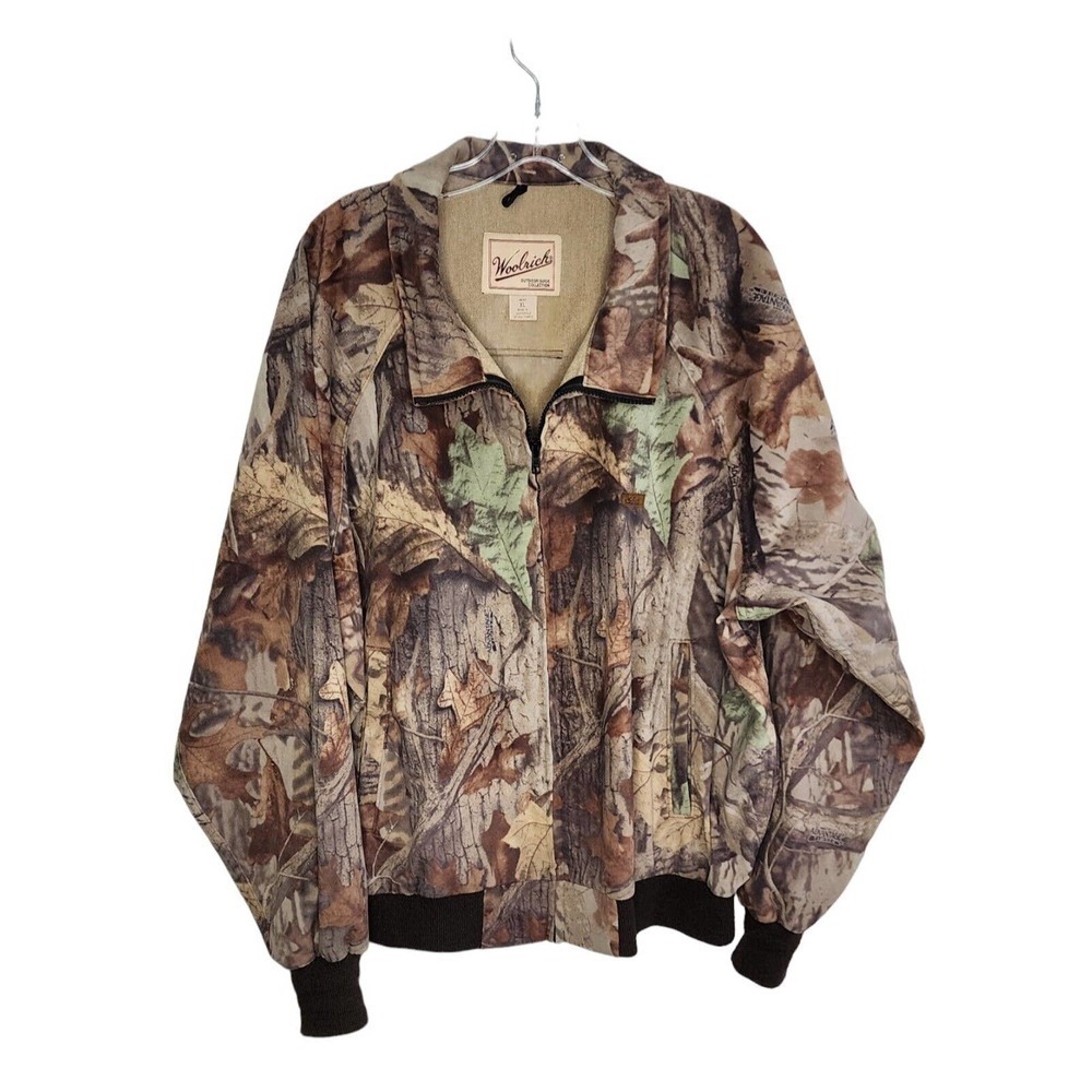 WOOLRICH Camo Microfiber Hunting Jacket Pants Advantage Timber Saddle-Cloth